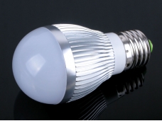 E27 3x1W White LED Energy-saving Lamp